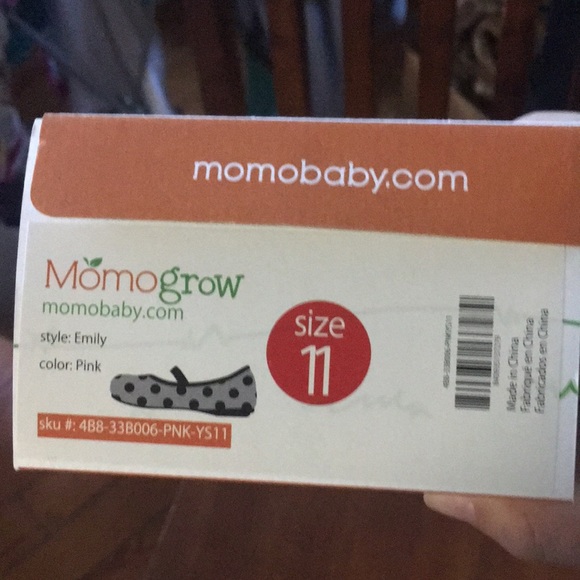 LAST CALL Momo baby Momogrow Emily ballet flats size 11 little girl - Picture 4 of 4